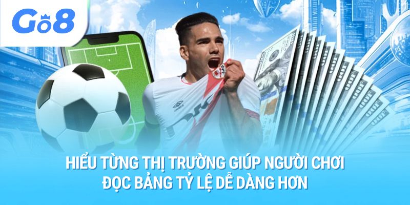 Hiểu từng thị trường giúp người chơi đọc bảng tỷ lệ dễ dàng hơn