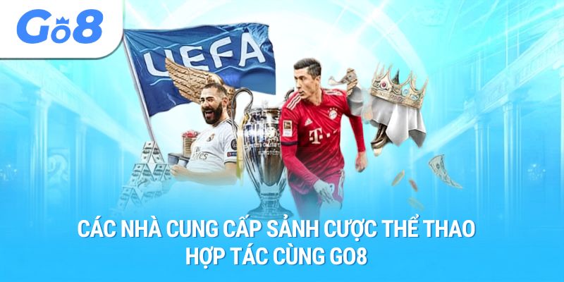 Các nhà cung cấp sảnh cược thể thao hợp tác cùng GO8